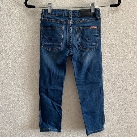 Girls Hudson Jeans Skinny Straight Medium Dark Wash Size 5 Toddler 5T - Picture 1 of 4